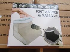 Foot Warmer and Massager - All New and Boxed.