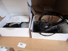2x Office headsets, both untested and boxed.