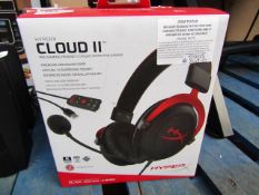 HyperX - Cloud 2 Headset/Mic - Tested Audio Only & Boxed.