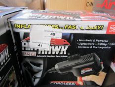 | 1x | AIR HAWK PRO CORDLESS COMPRESSOR | REFURBISHED AND BOXED | NO ONLINE RE-SALE | SKU