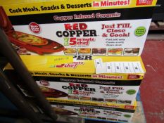 | 1x | RED COPPER 5 MINUTE CHEF | UNCHECKED & BOXED | NO ONLINE RE-SALE | SKU C5060541512757 |