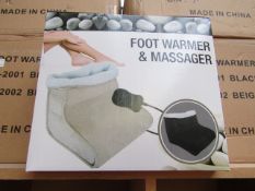 Foot Warmer and Massager - All New and Boxed.