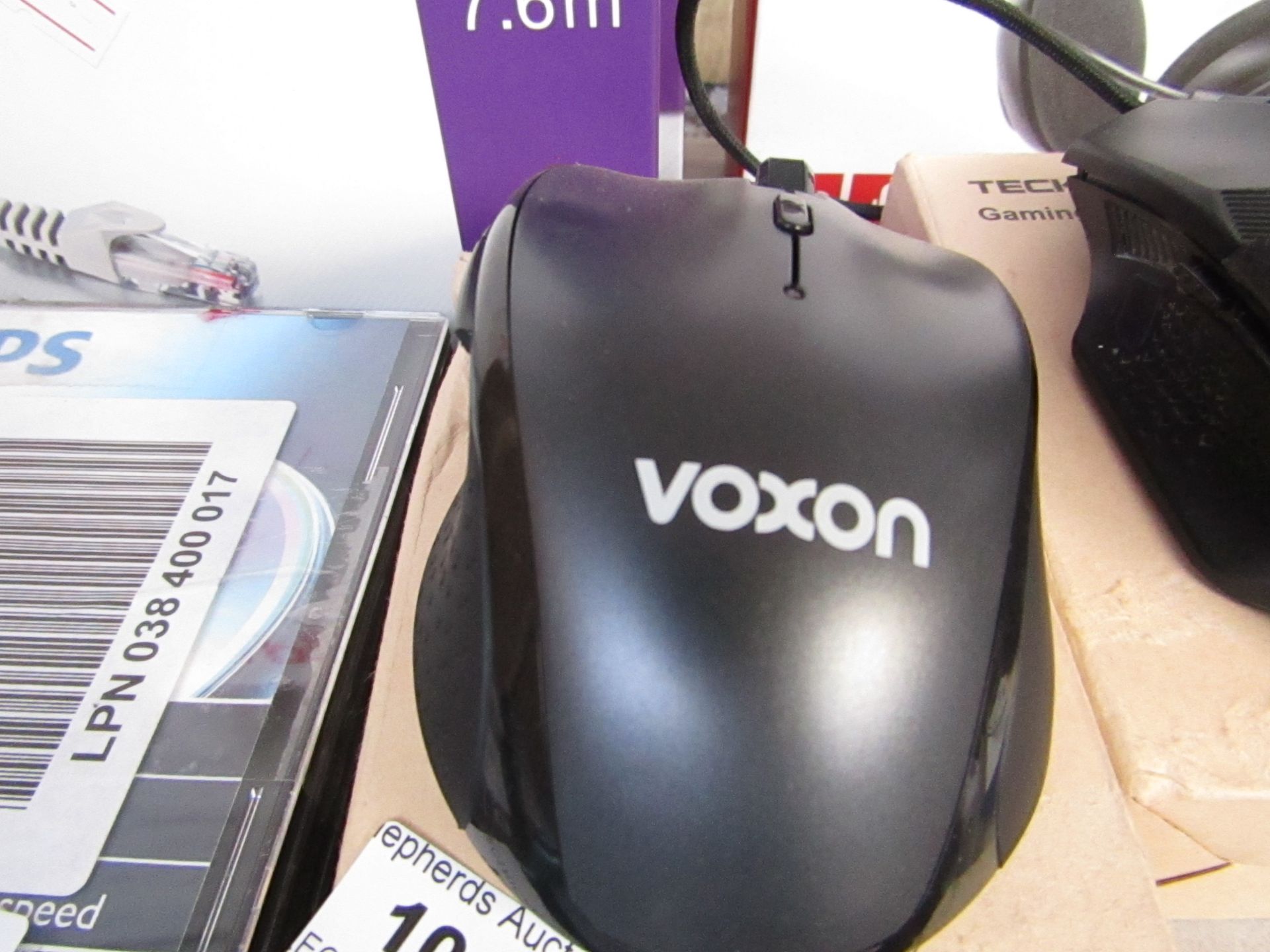 Voxon gaming mouse, untested and boxed.