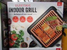 | 1x | ELECTRIC INDOOR GRILL | REFURBISHED AND BOXED | NO ONLINE RE-SALE | SKU C5060541512825 |