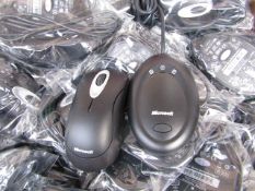 15x Microsoft wireless mouses with receivers, all tested working.