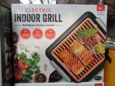 | 1x | ELECTRIC INDOOR GRILL | REFURBISHED AND BOXED | NO ONLINE RE-SALE | SKU C5060541512825 |