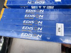 40x EDISON - Tungsten Halogen Lamps - All Boxed & Packaged.