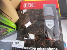 TONER - Desktop MicroPhone - Untested & Boxed.