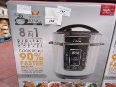 | 1X | PRESSURE KING PRO 8 IN 1 DIGITAL PRESSURE AND MULTI COOKER | REFURBISHED AND BOXED | NO