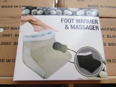 Foot Warmer and Massager - All New and Boxed.