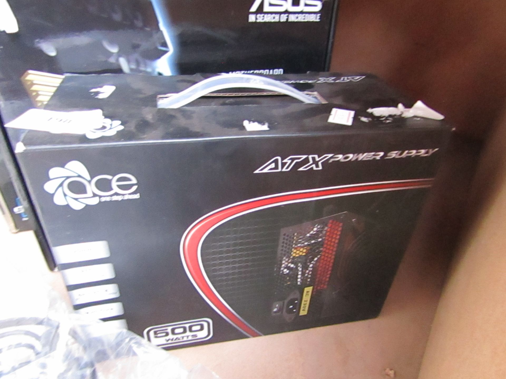 ATX power supply, untested and boxed.