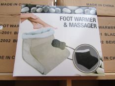 Foot Warmer and Massager - All New and Boxed.