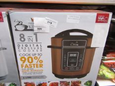 | 1X | PRESSURE KING PRO 8 IN 1 DIGITAL PRESSURE AND MULTI COOKER | REFURBISHED AND BOXED | NO