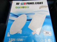 HF . LED Panel Light - Untested & Boxed.