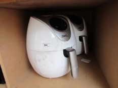 | 2x | POWER AIR FRYER XL 3.2L | TESTED WORKING BUT ONE HAS A LOOSE FAN | NO ONLINE RE-SALE | SKU