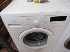 Whirlpool - 6th sense colour, 8KG 1400RPM Washing Machine - Powers On & Spins.