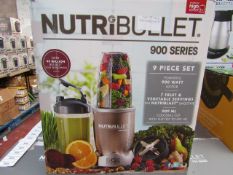 | 1x | NUTRIBULLET 900 SERIES | REFURBISHED AND BOXED | NO ONLINE RE-SALE | SKU C5060191467353 | RRP