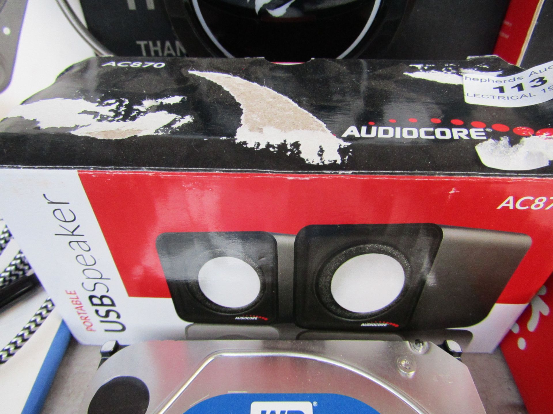 AudioCore - AC870 - USB Speaker - Untested & Boxed.