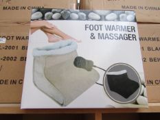 Foot Warmer and Massager - All New and Boxed.