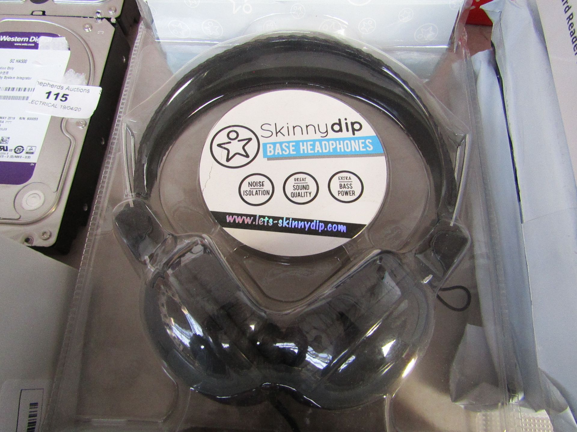 Skinny Dip - Base Headphones - Untested & Packaged.