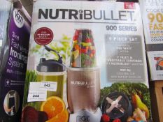 | 1X | NUTRIBULLET 600 SERIES | UNCHECKED AND BOXED | NO ONLINE RE-SALE | SKU - | RRP £59:99 | TOTAL