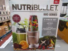 | 1x | NUTRIBULLET 900 SERIES | REFURBISHED AND BOXED | NO ONLINE RE-SALE | SKU C5060191467353 | RRP