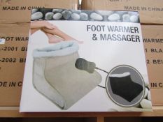 Foot Warmer and Massager - All New and Boxed.