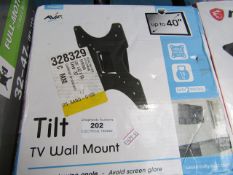 TILT - TV Wall Mount (40" Max) - Unchecked & Boxed.