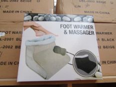 Foot Warmer and Massager - All New and Boxed.