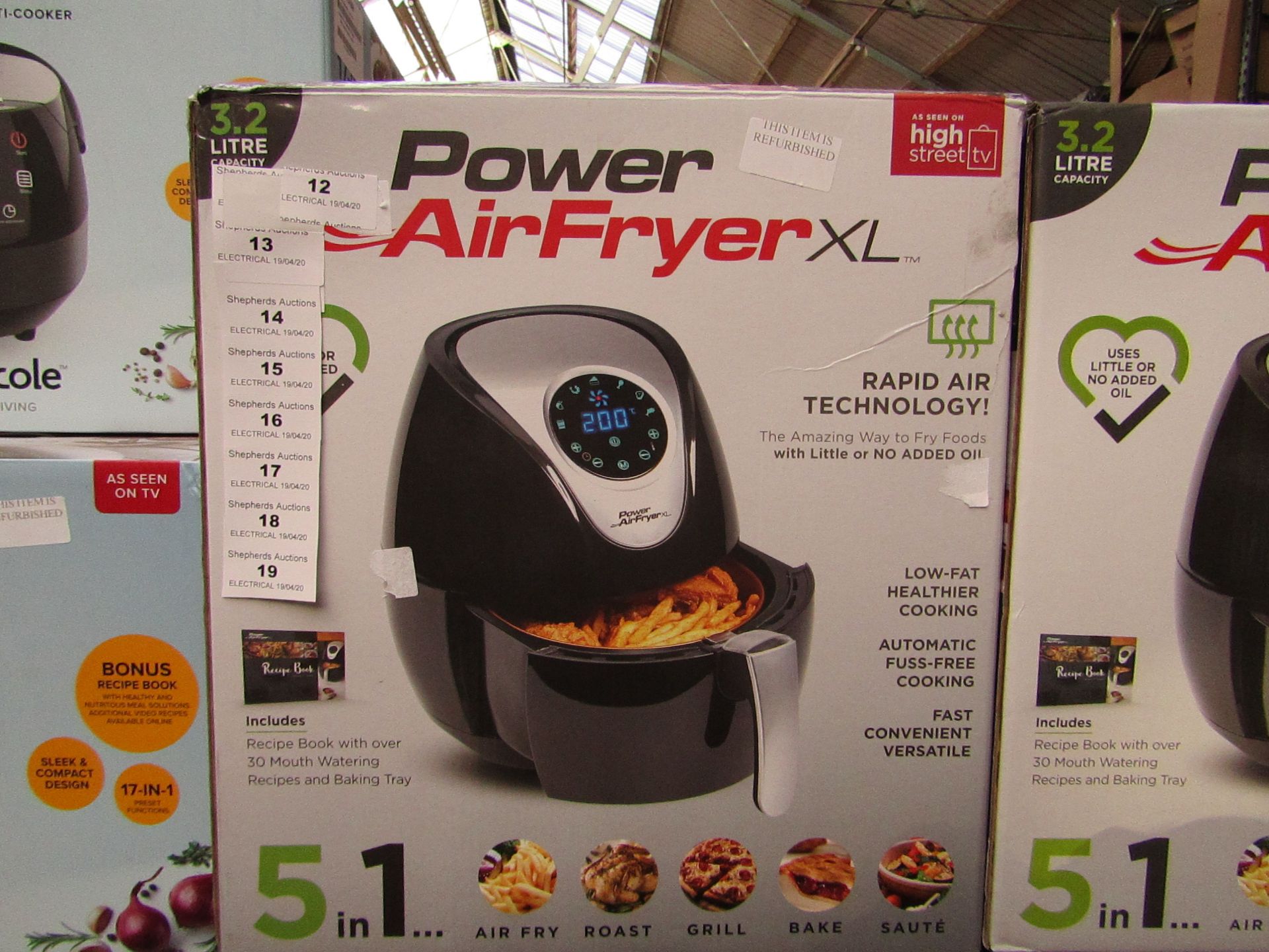 | 1x | POWER AIR FRYER XL 3.2L | REFURBISHED AND BOXED | NO ONLINE RE-SALE | SKU C5060191465366 |