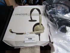 KOSS - CS95 - Call Centre Headset - Untested & Boxed.