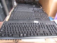 3x Various Keyboards Being : Logitech, Simply, All Wired, Untested & Boxed.