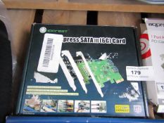 PCI-Express SATA 3 (6G) Card - Untested & Boxed.