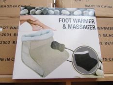 Foot Warmer and Massager - All New and Boxed.