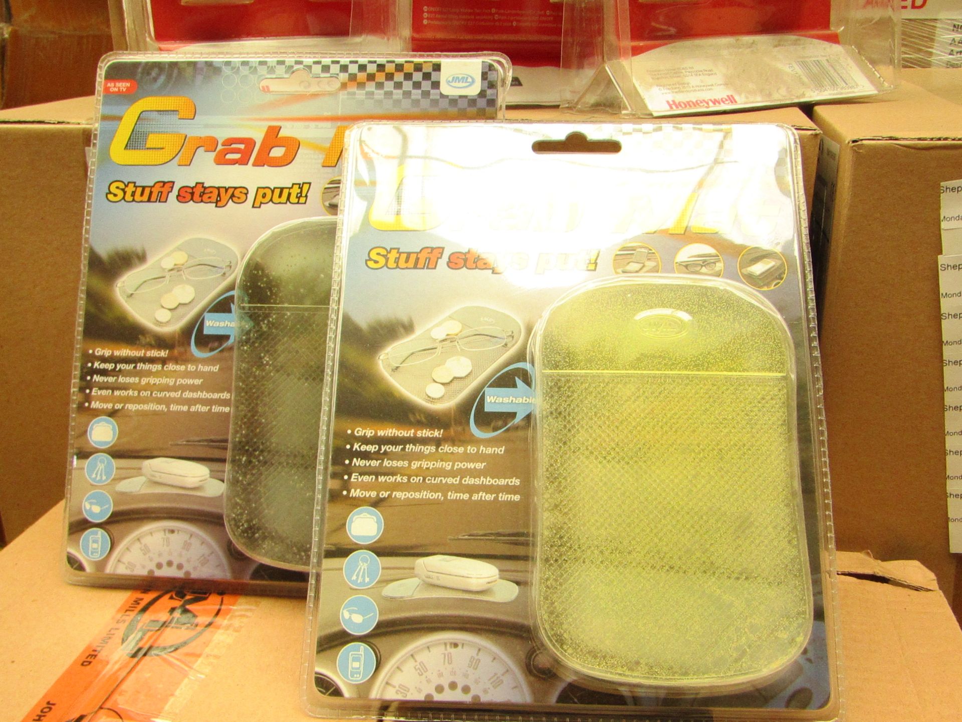 12x JML grab mats for cars, new and packaged.