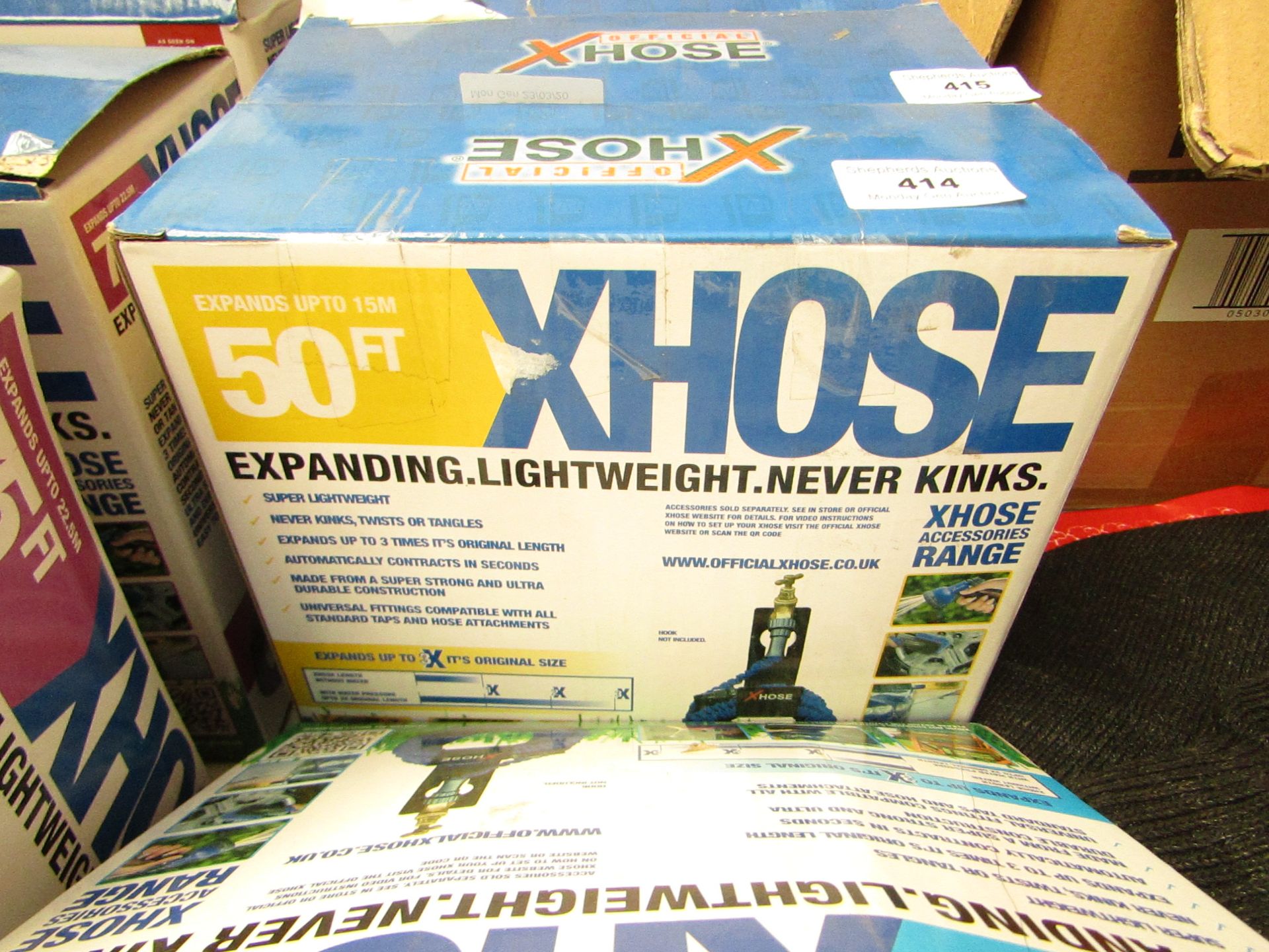 | 2X | XHOSE 50FT | UNCHECKED AND BOXED | NO ONLINE RE-SALE | SKU C5060191461078 | RRP £29:99 |