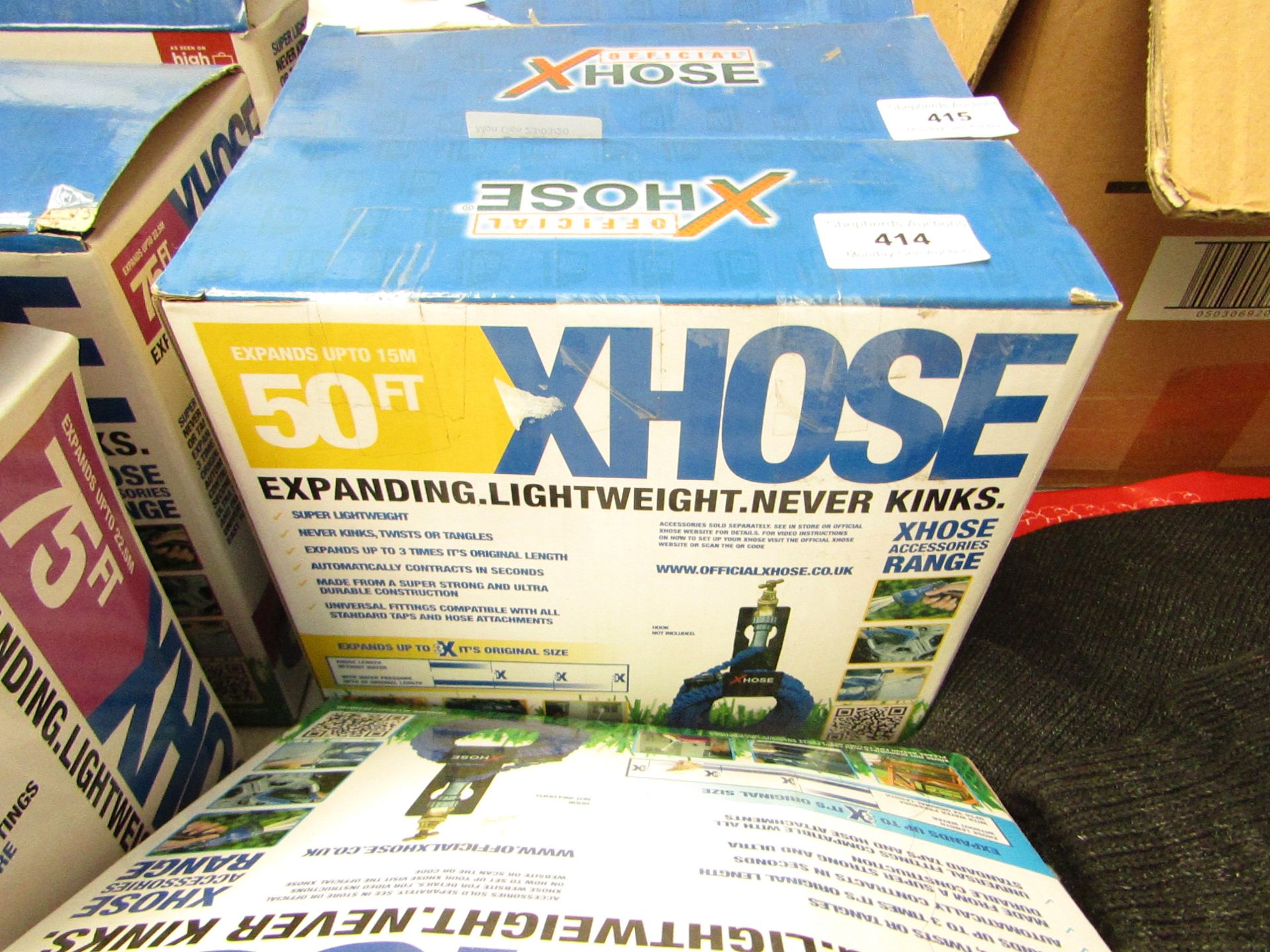 | 2X | XHOSE 50FT | UNCHECKED AND BOXED | NO ONLINE RE-SALE | SKU C5060191461078 | RRP £29:99 |