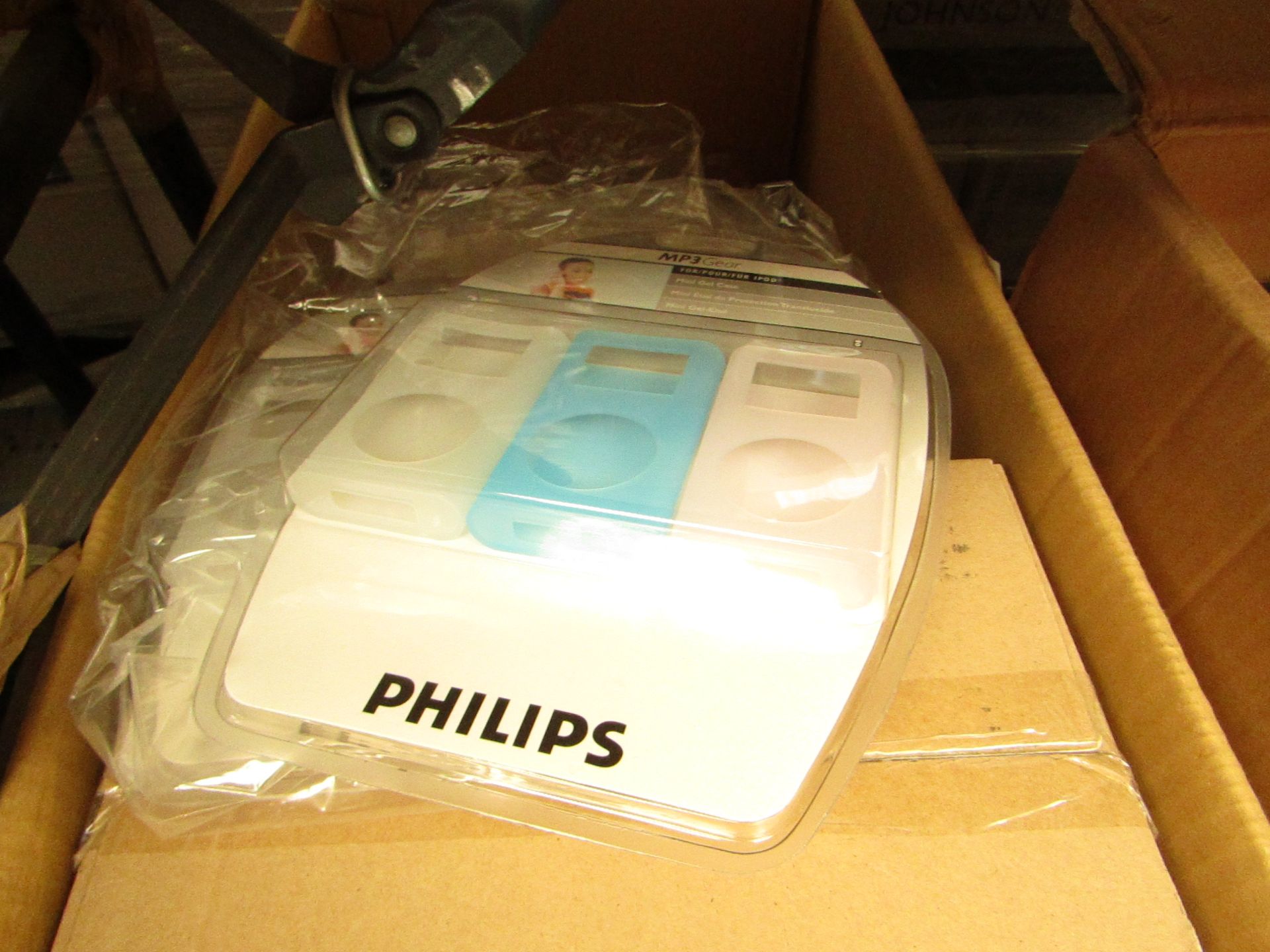 6x Philips MP3 Gear mini gel case, new and packaged.
