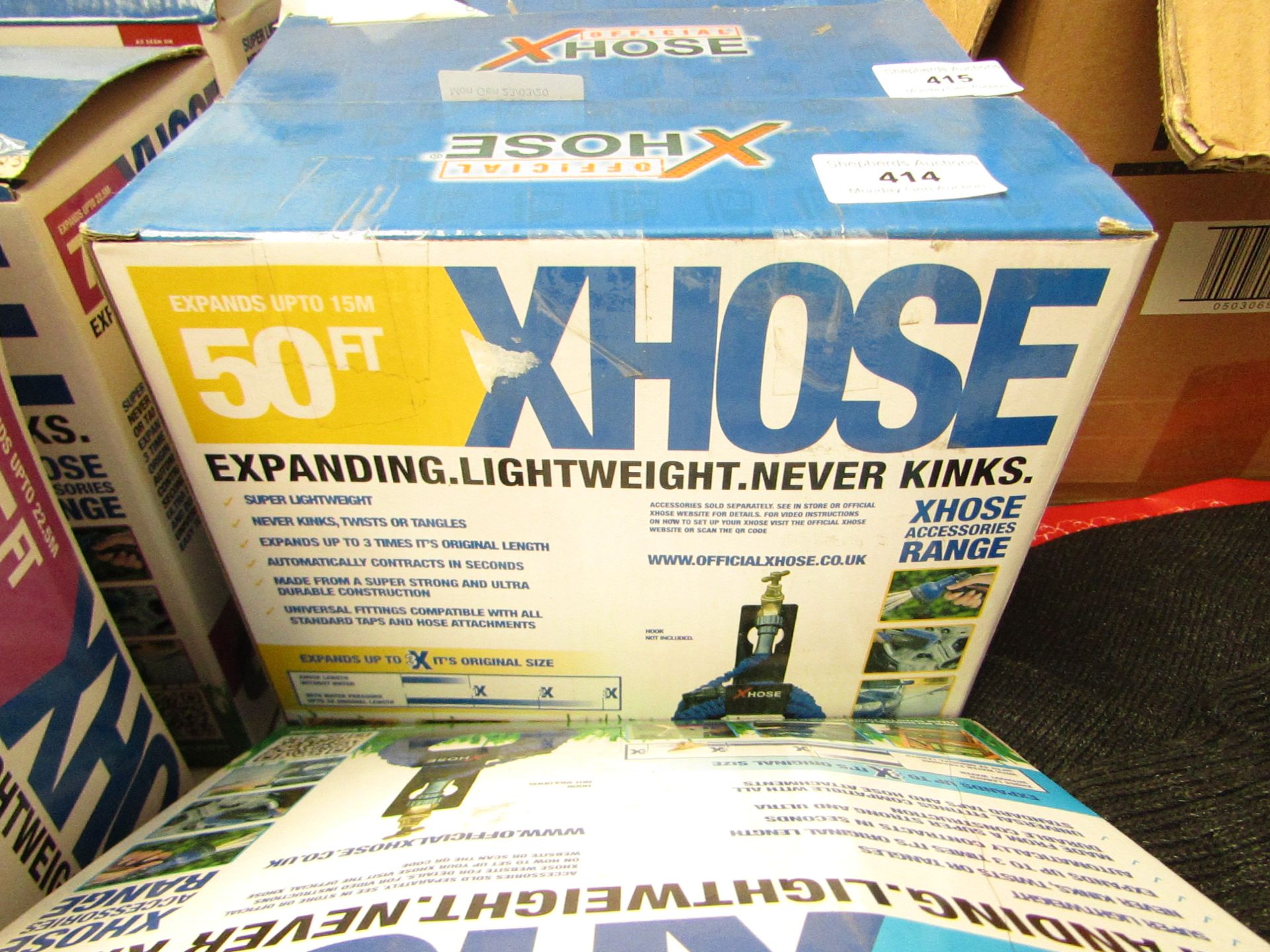 | 2X | XHOSE 50FT | UNCHECKED AND BOXED | NO ONLINE RE-SALE | SKU C5060191461078 | RRP £29:99 |