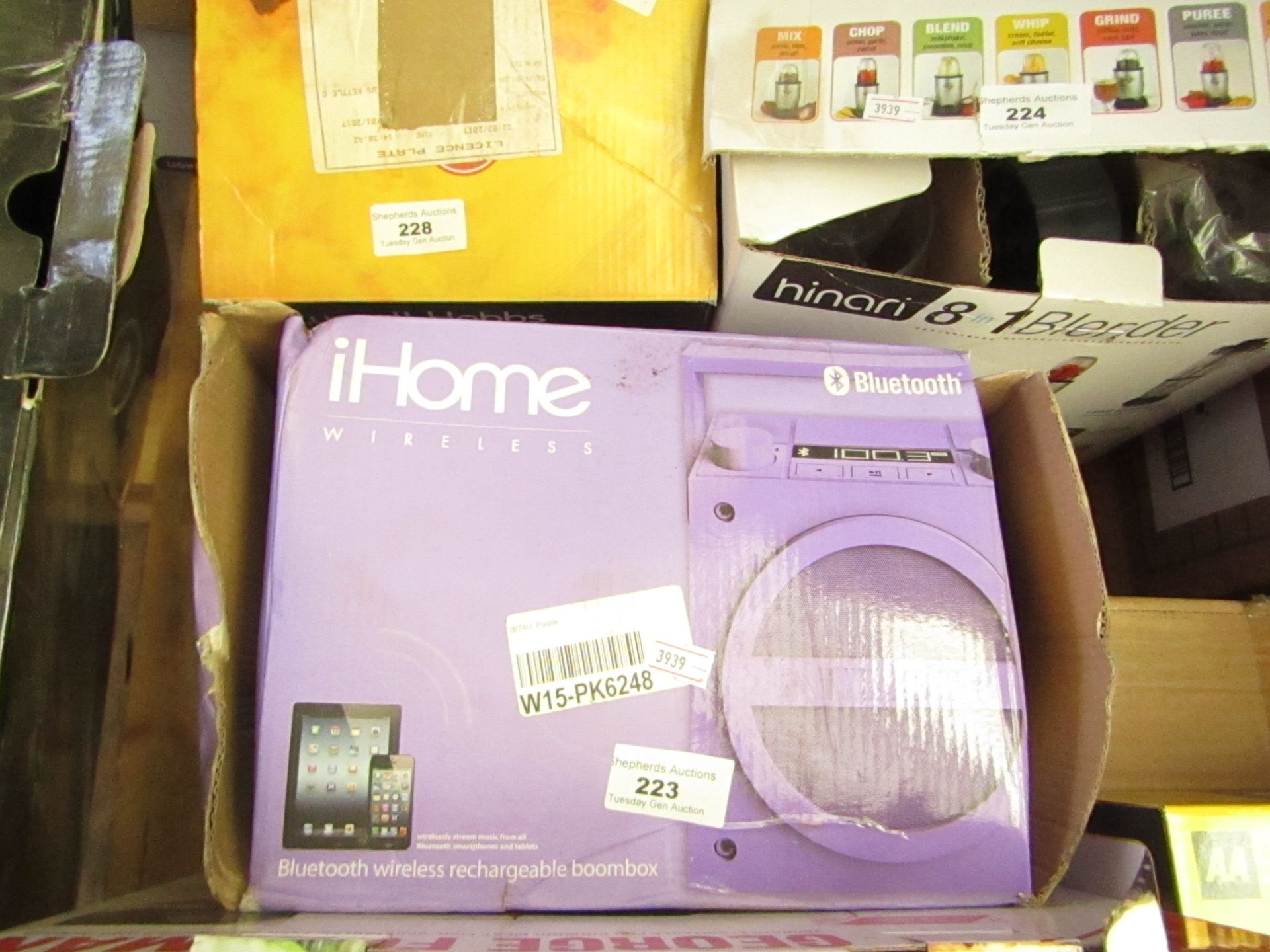 iHome Wireless speaker, untested and boxed.