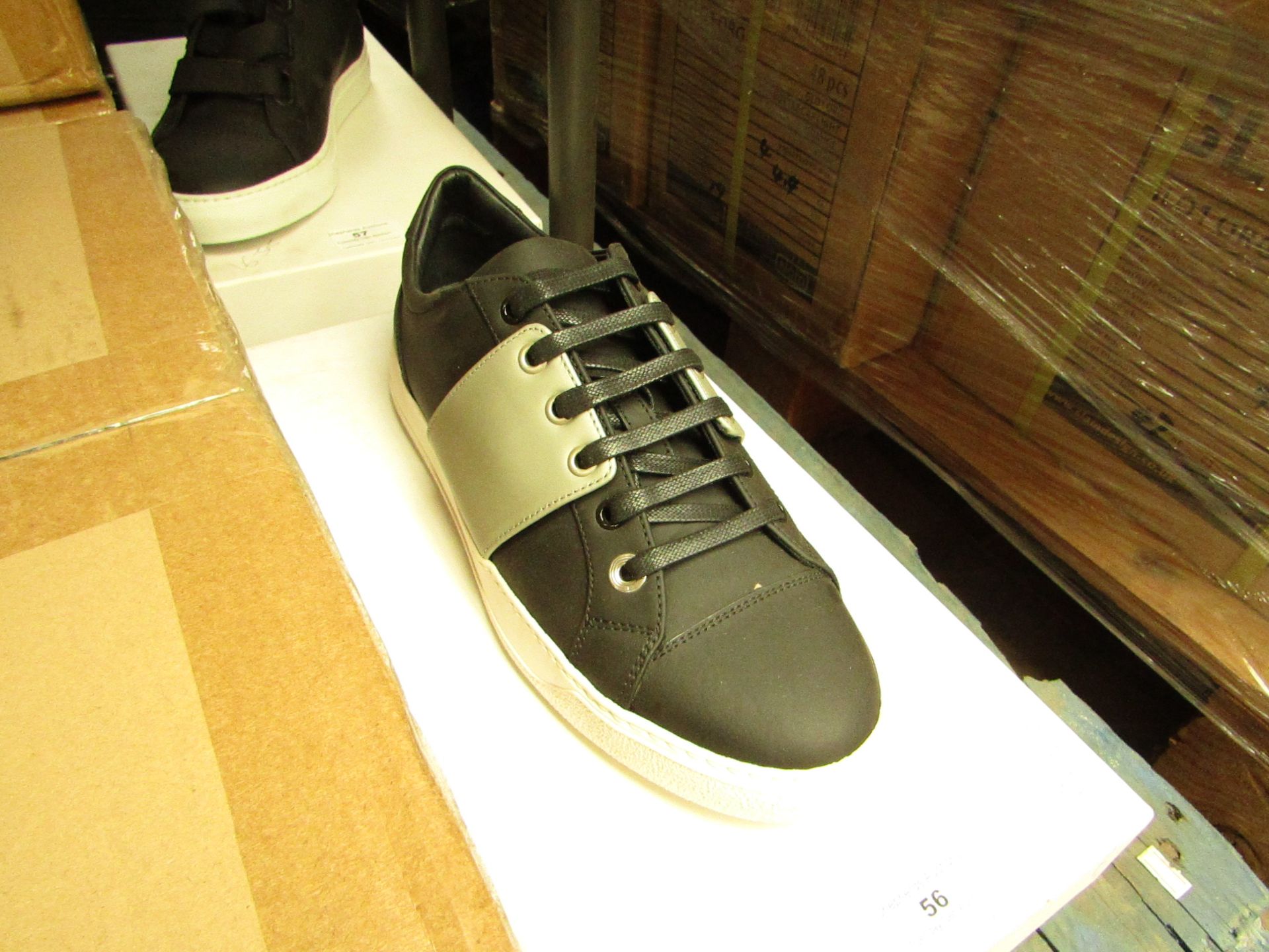 Subterranean Dance Trainers - Size 39 Matt Black/Silver - Boxed.