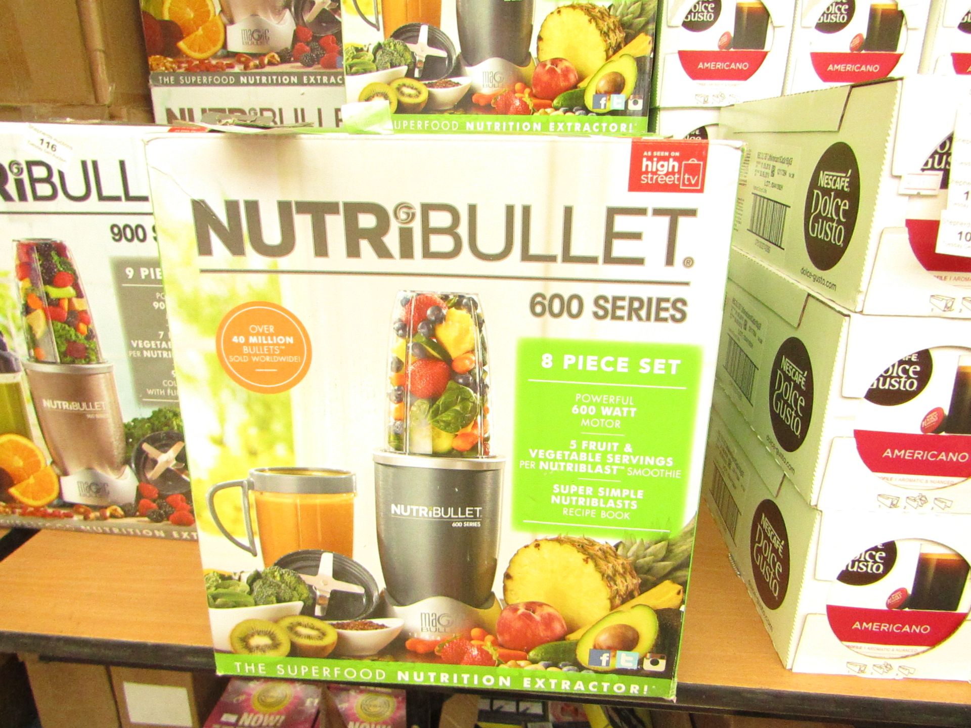 | 1X | NUTRIBULLET 600 SERIES | UNCHECKED AND BOXED | NO ONLINE RE-SALE | SKU - | RRP £59:99 | TOTAL