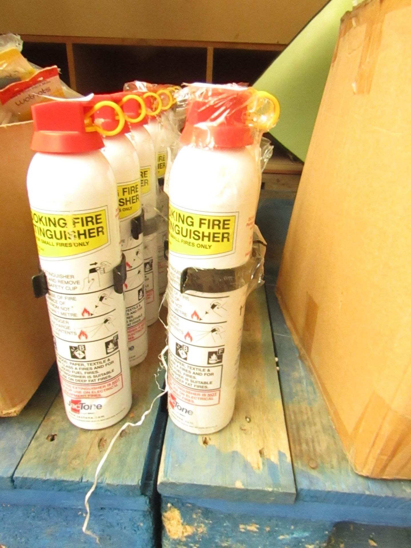 6x JacTone - Cooking Fire Extinguishers - Sealed.