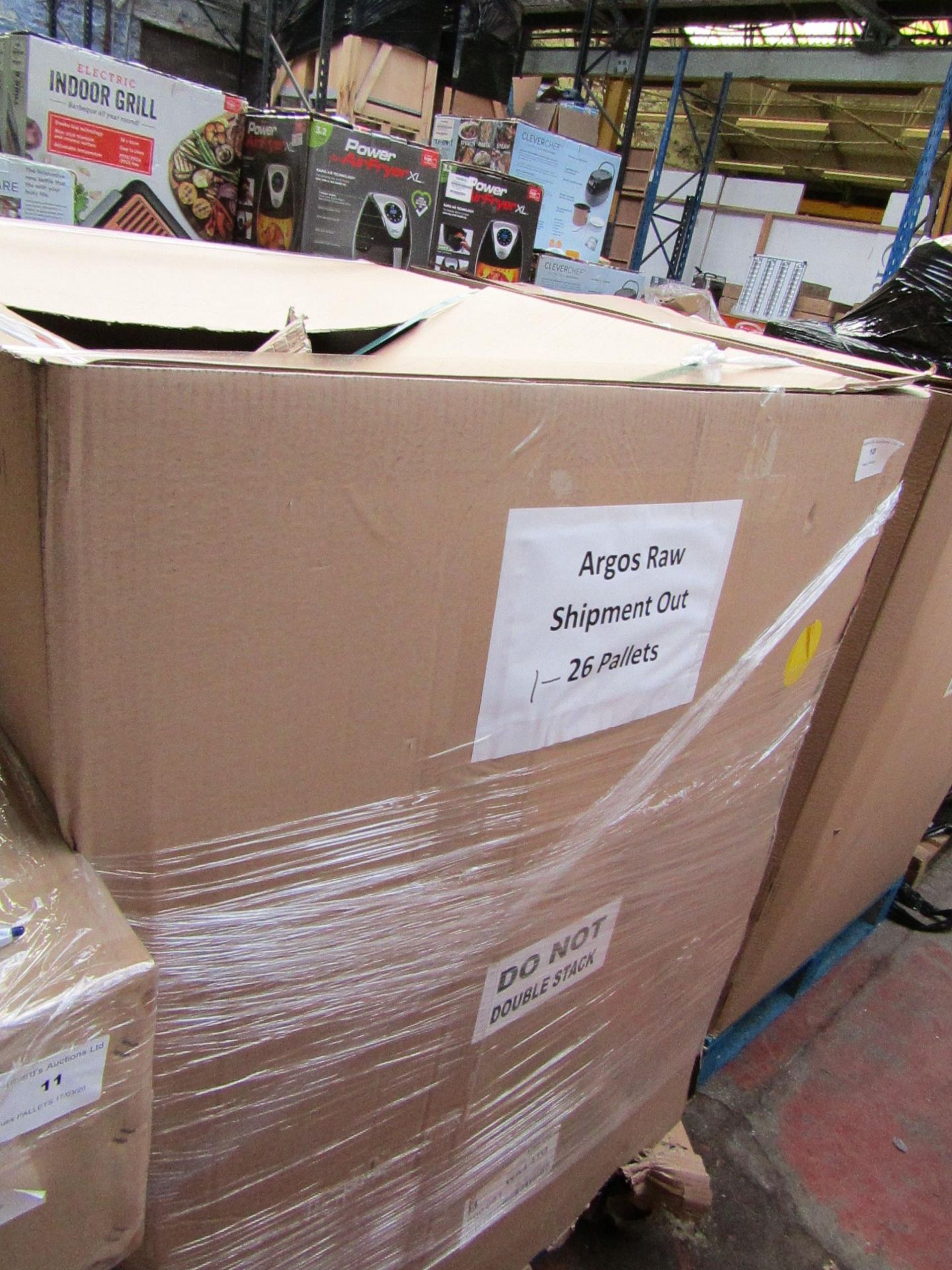 | 1X | PALLET OF UNMANIFESTED RAW RETURNS WHICH USUALLY INCLUDES SUCH ITEMS AS AIR FRYERS, AIR