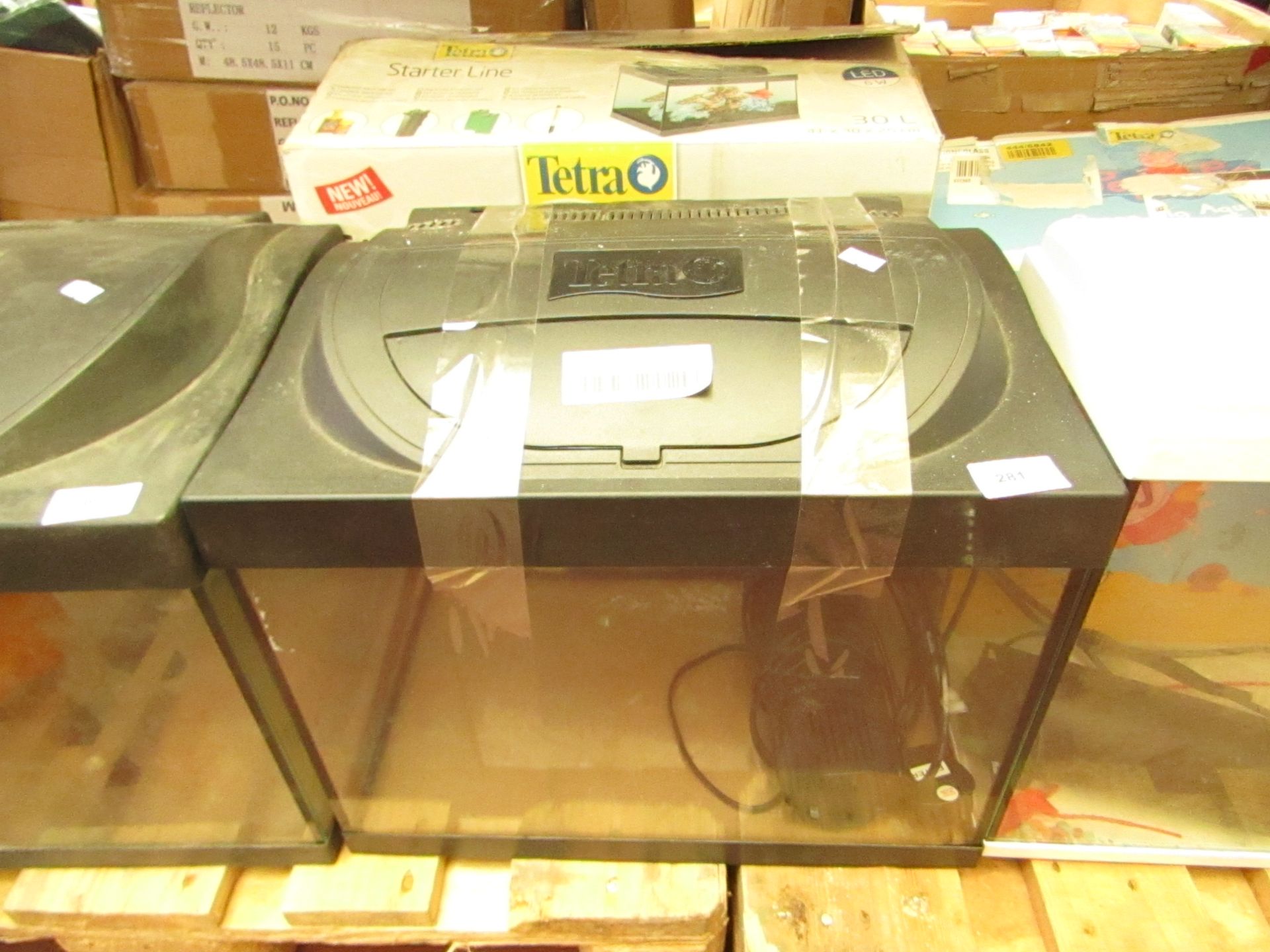 Tetra Starter Line fish tank, boxed.