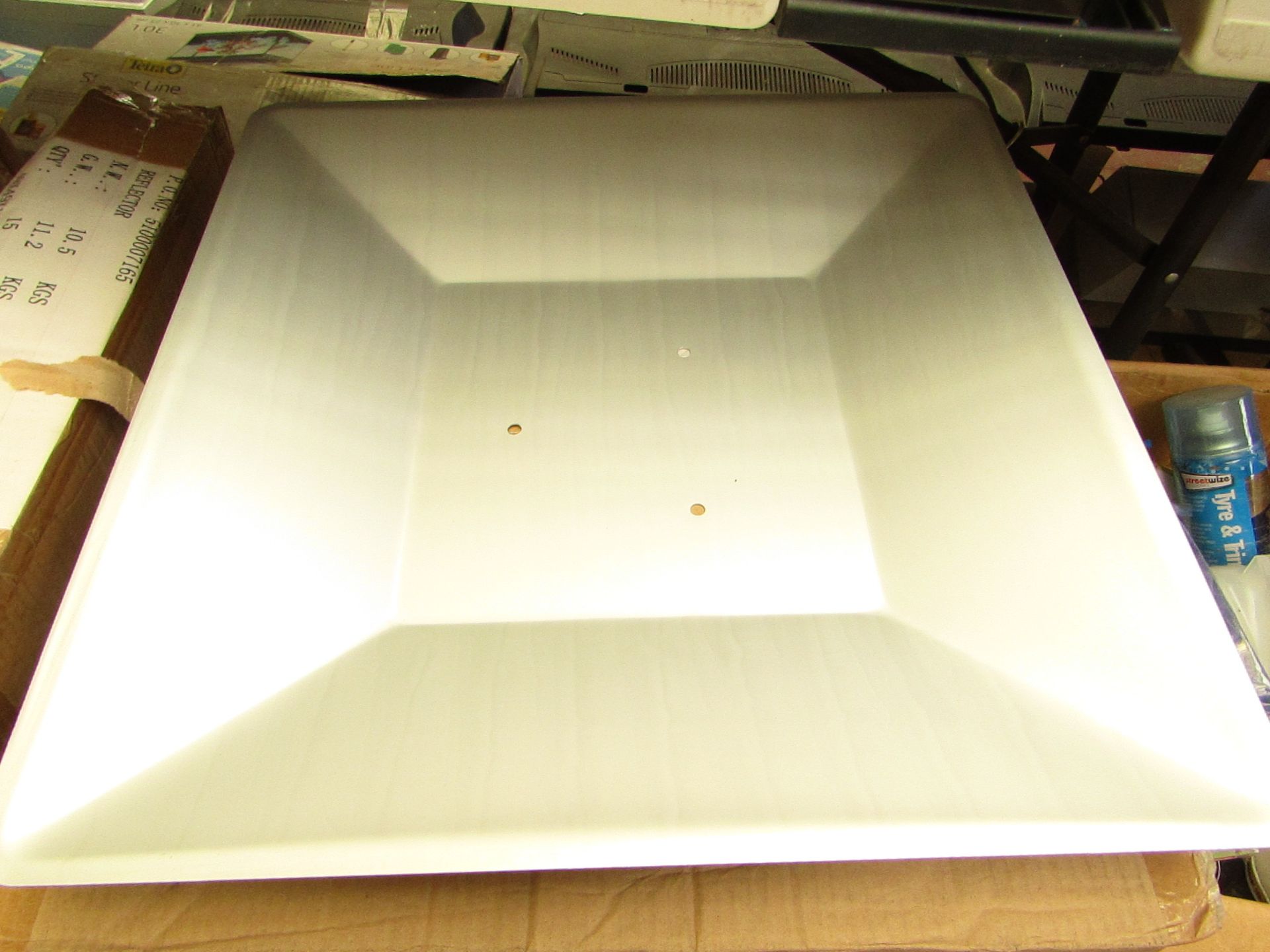 15x Ceiling light reflectors, new and boxed.