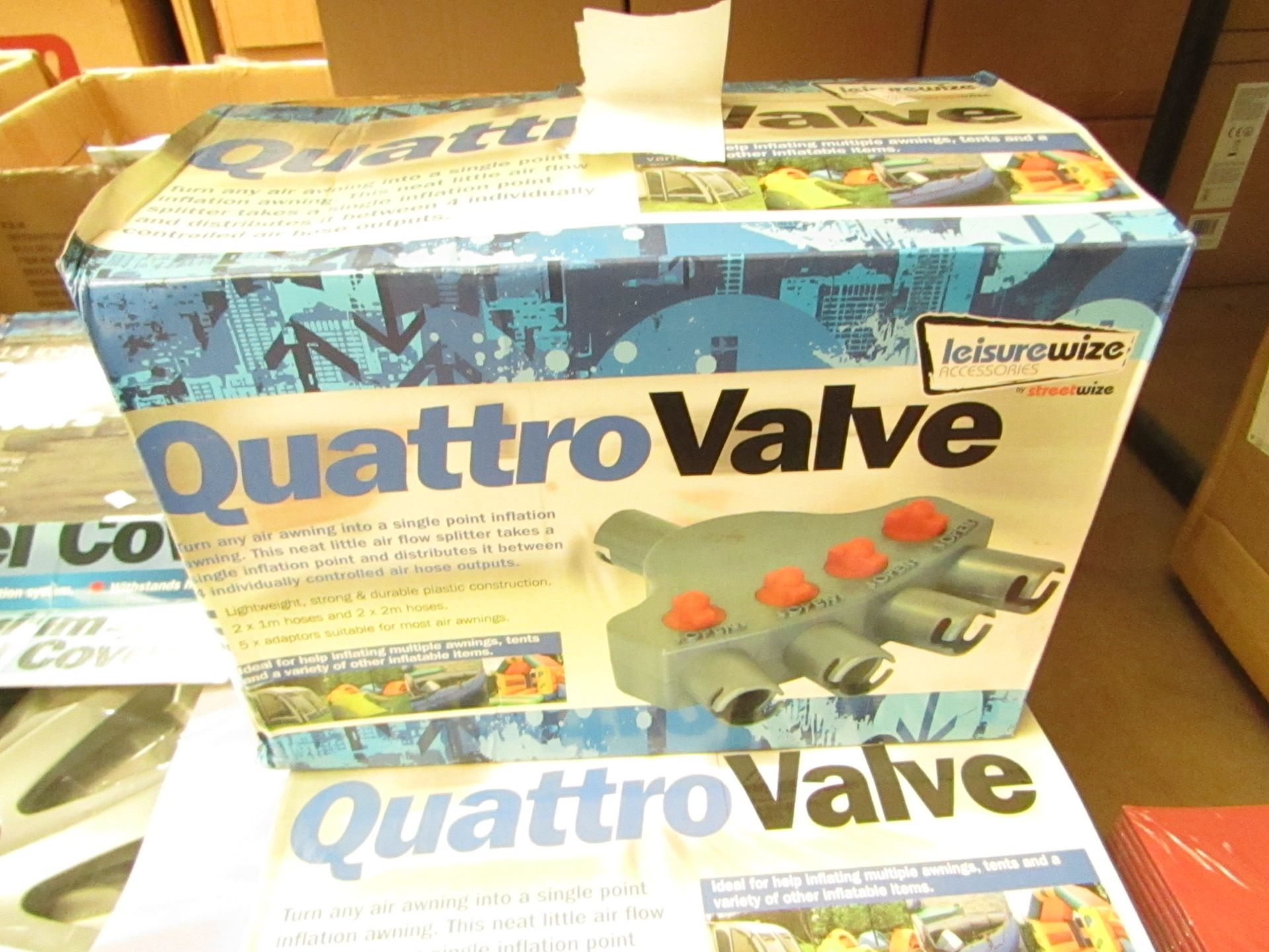 Streetwize quattro valve, unchecked and boxed.