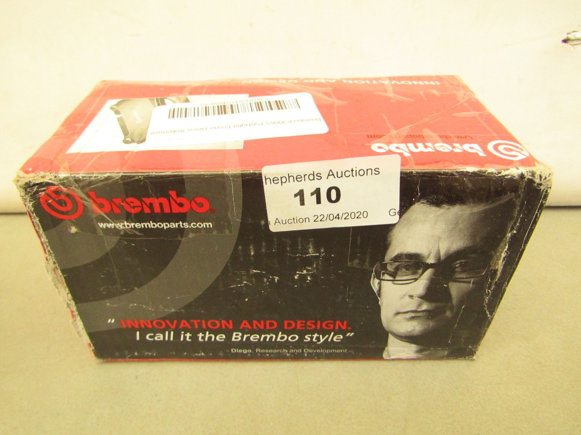 Brembo brake pads, new and boxed.