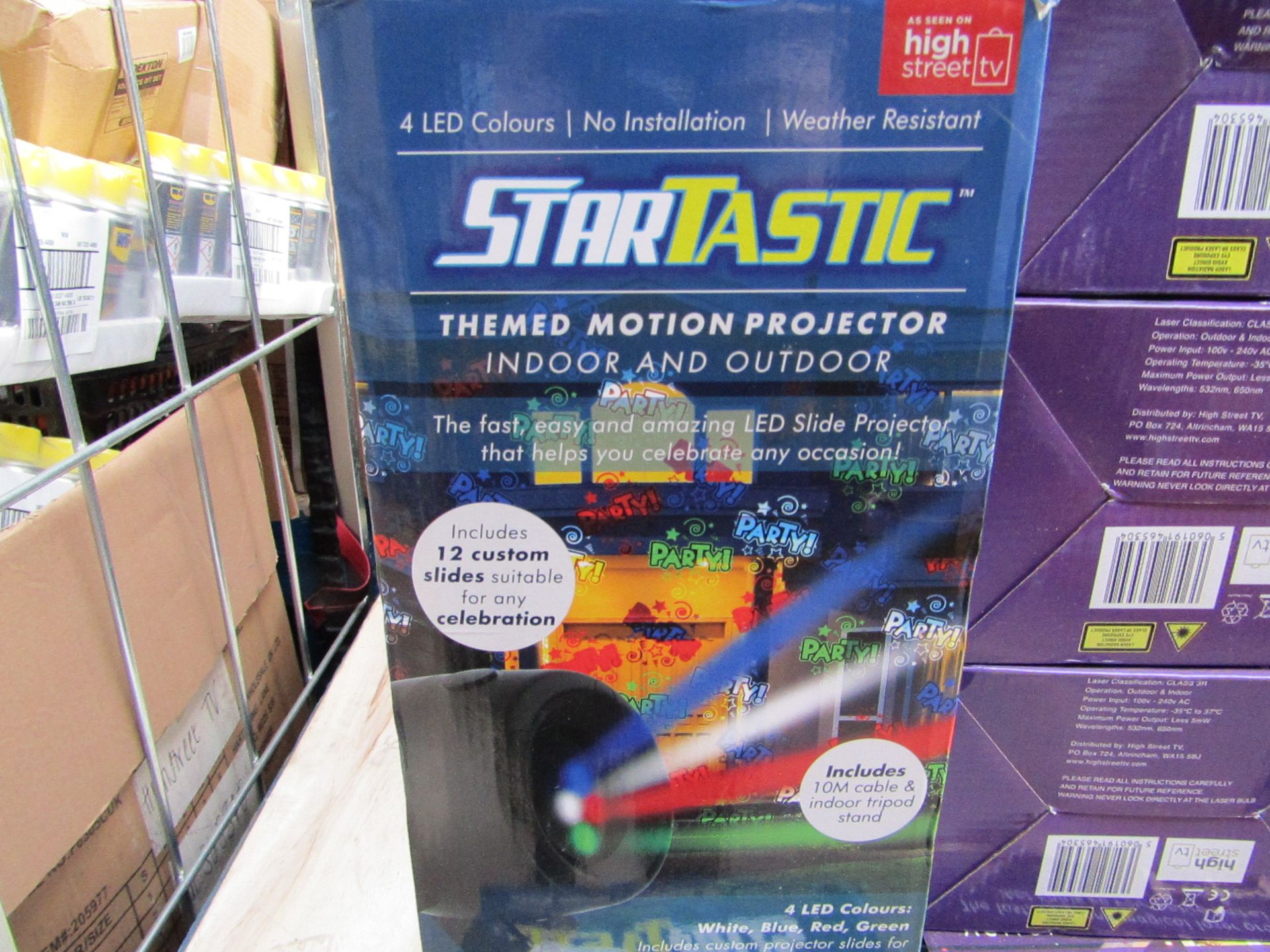 | 16x | STARTASTIC ACTION LASER PROJECTORS | UNTESTED & BOXED | NO ONLINE RE-SALE | SKU - | RRP £