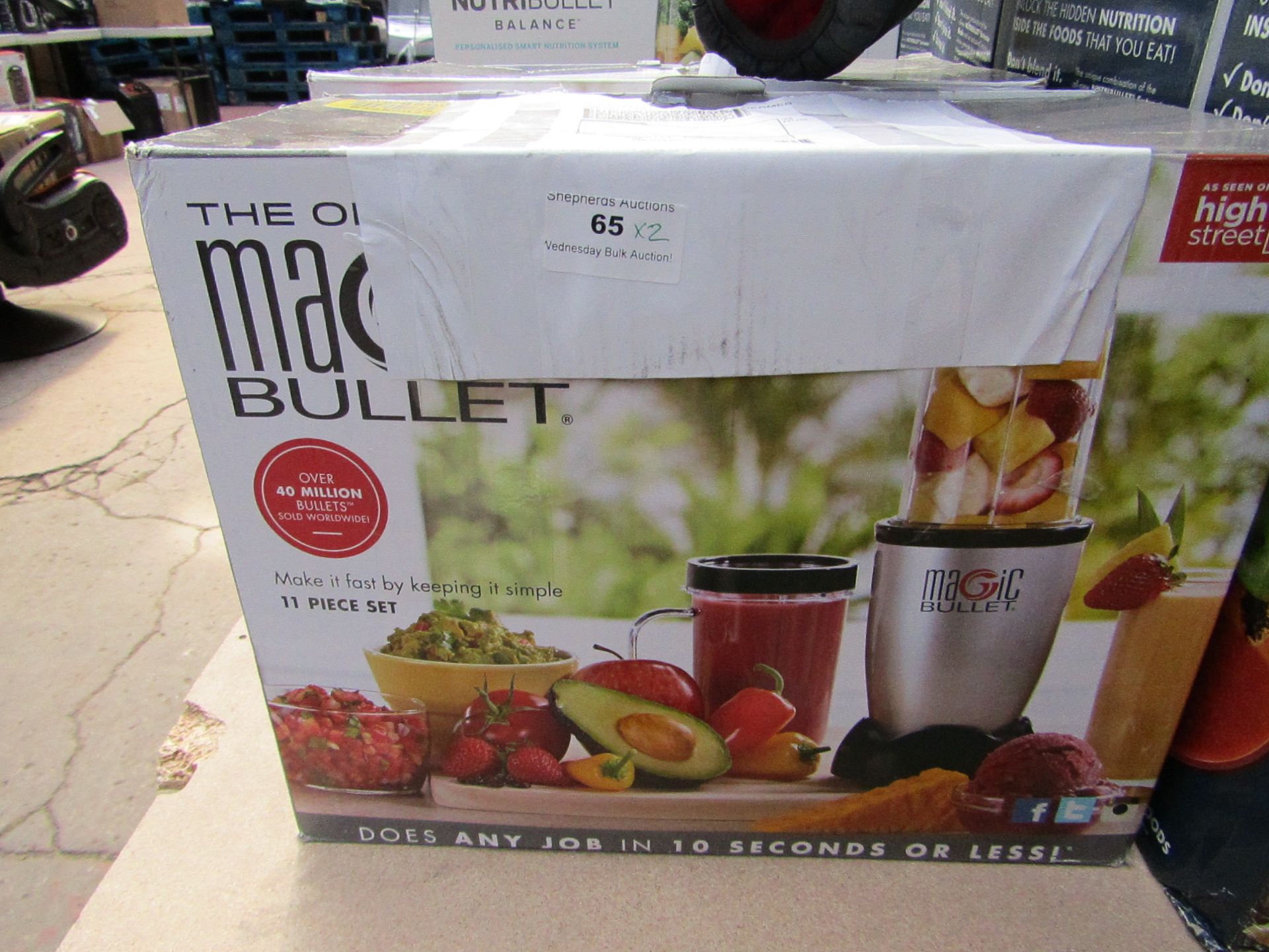 | 2X | MAGIC BULLET | UNCHECKED AND BOXED | NO ONLINE RE-SALE | SKU C5060191467360 | RRP £39.99 |